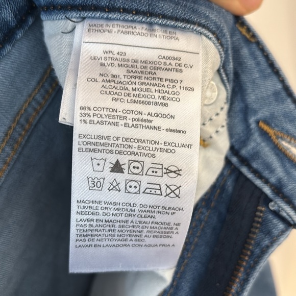 Levi Strauss Signature mid rise straight jeans - Picture 10 of 11